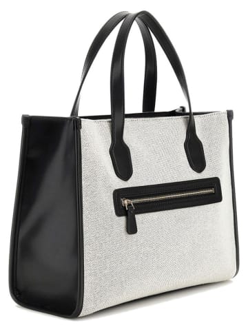 Guess Henkeltasche in Grau/ Schwarz - (B)34 x (H)26 x (T)13 cm