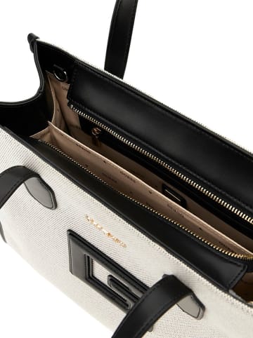 Guess Henkeltasche in Grau/ Schwarz - (B)34 x (H)26 x (T)13 cm