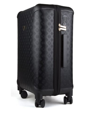 Guess Hardcase-Trolley in Schwarz - (B)39 x (H)64 x (T)28 cm