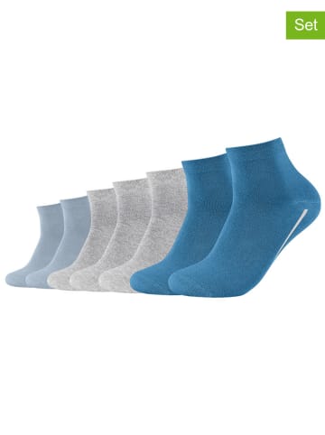 camano 7-delige set: sokken lichtblauw/grijs/blauw