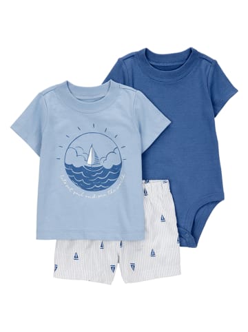 carter's 3tlg. Outfit in Blau