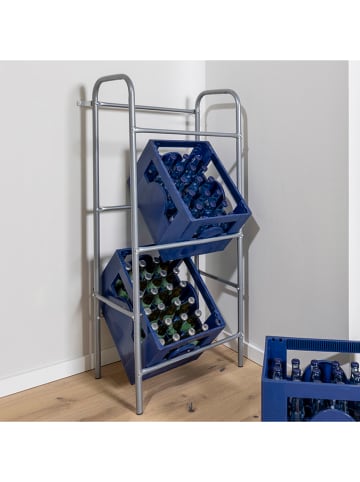 Nordheim Drankkast grijs - (B)50 x (H)114 x (D)34 cm
