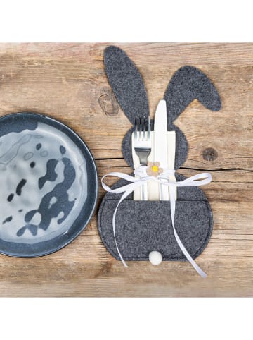 Nordheim 3er-Set: Bestecketuis in Grau - (H)31 cm