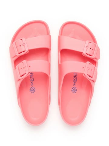 SABOKETS Pantoletten in Rosa