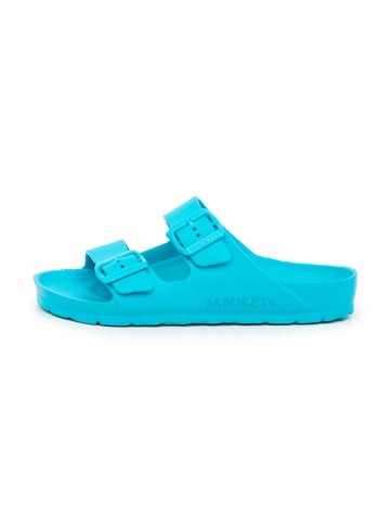 SABOKETS Slippers lichtblauw