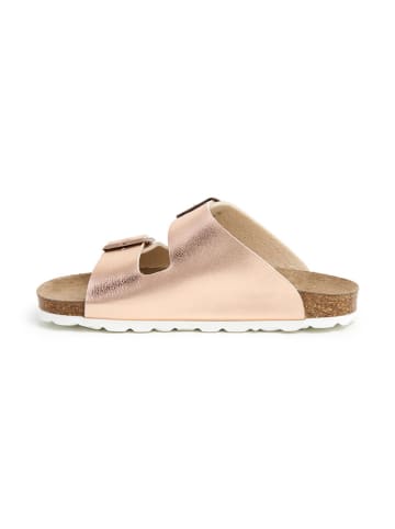 SABOKETS Pantoletten in Rosa/ Gold