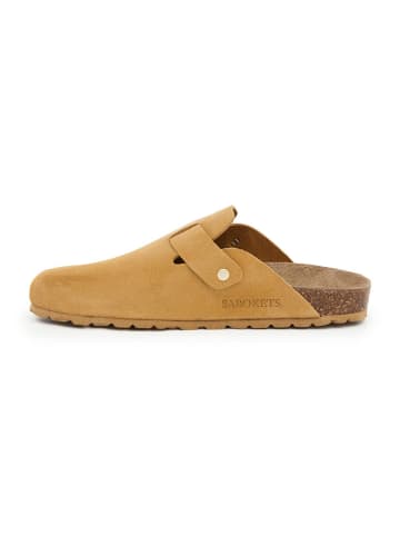 SABOKETS Clogs in Hellbraun