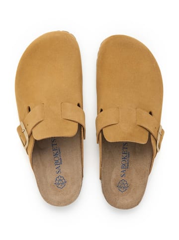 SABOKETS Clogs in Hellbraun