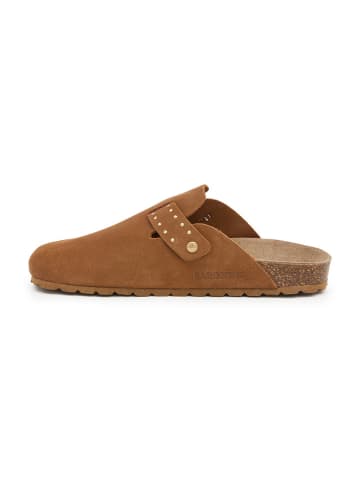 SABOKETS Leren clogs bruin