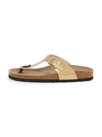 SABOKETS Teenslippers goudkleurig