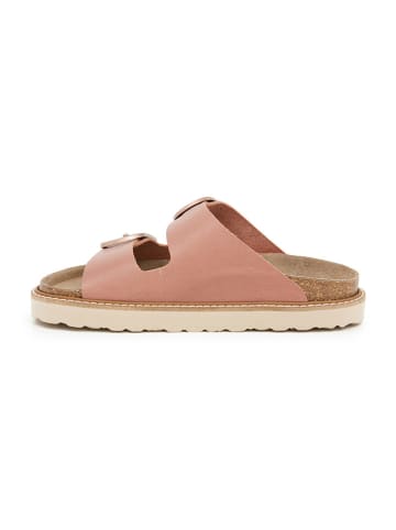 SABOKETS Leren slippers lichtroze