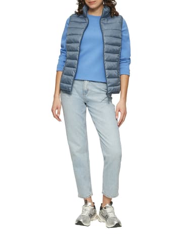 s.Oliver Doorgestikte bodywarmer blauw