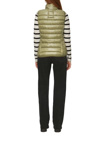 s.Oliver Doorgestikte bodywarmer kaki