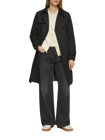 s.Oliver Trenchcoat zwart