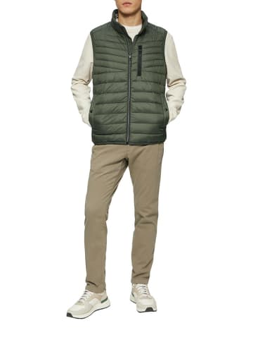 s.Oliver Doorgestikte bodywarmer kaki