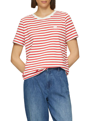 s.Oliver Shirt wit/rood