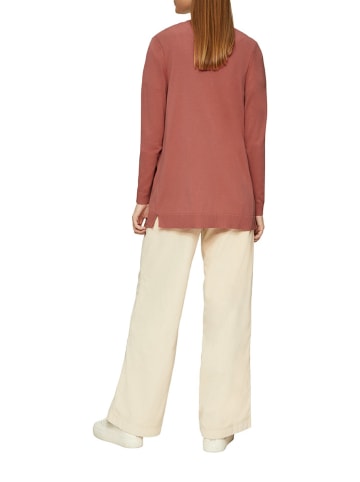 comma Cardigan in Hellbraun