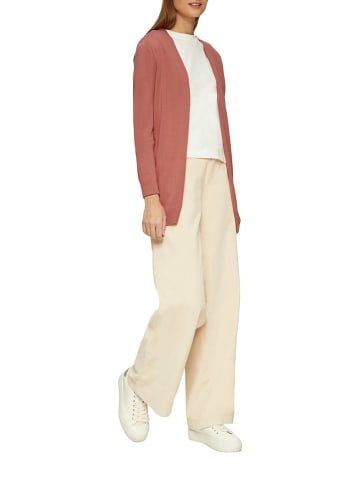 comma Cardigan in Hellbraun