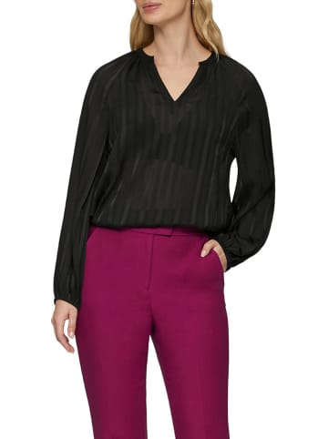 comma Bluse in Schwarz