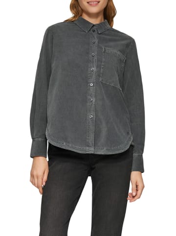 comma Jeans-Hemd in Anthrazit