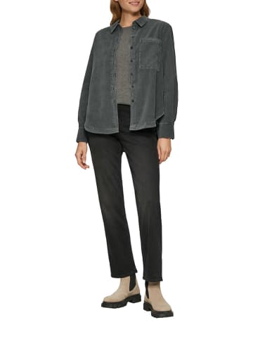 comma Jeans-Hemd in Anthrazit