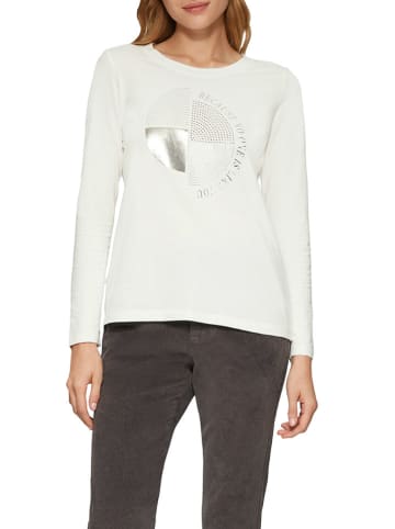 comma Longsleeve in Weiß