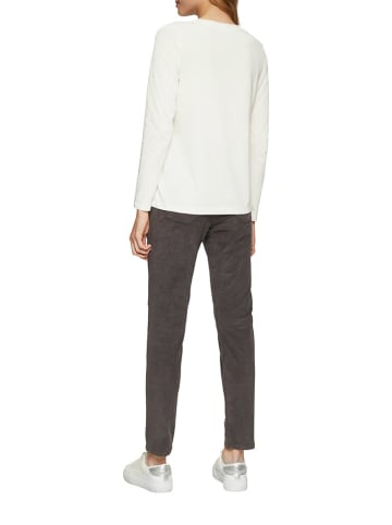 comma Longsleeve in Weiß