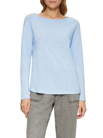 comma Longsleeve in Hellblau