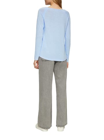 comma Longsleeve in Hellblau