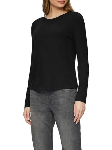 comma Longsleeve in Schwarz