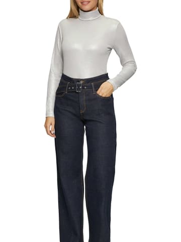 comma Longsleeve in Silber