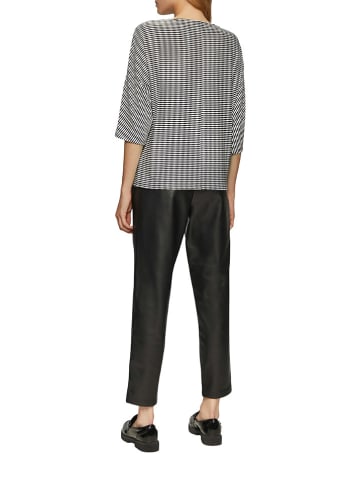 comma Blouse zwart/wit