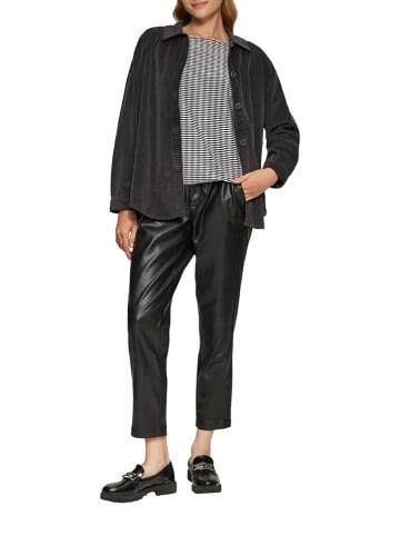 comma Blouse zwart/wit