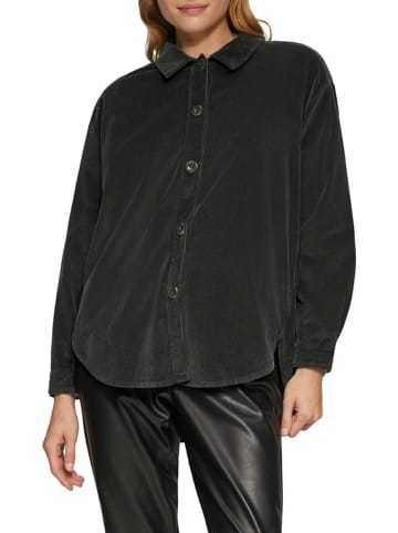 comma Corduroyblouse antraciet