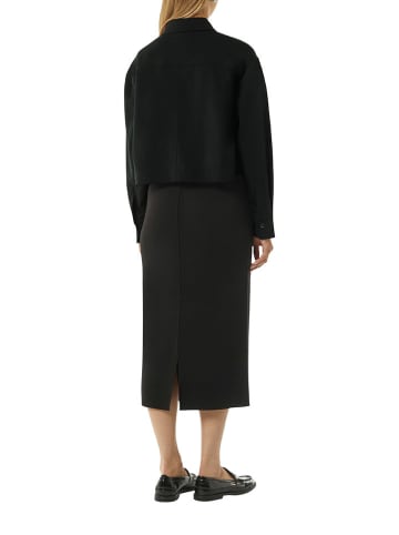 comma Bluse in Schwarz