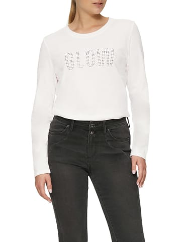comma Longsleeve in Weiß