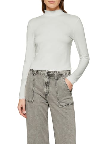comma Longsleeve in Weiß