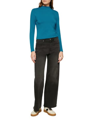 comma Longsleeve in Blau