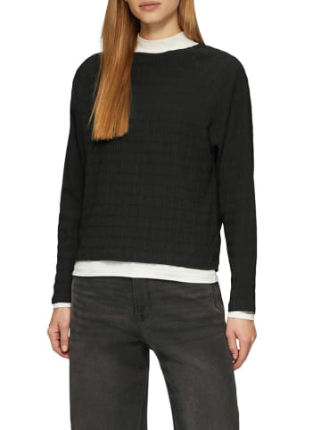 comma Bluse in Schwarz
