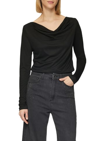 comma Bluse in Schwarz