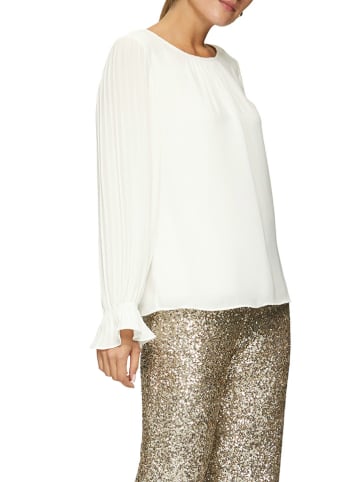 comma Bluse in Weiß