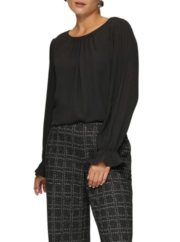 comma Bluse in Schwarz