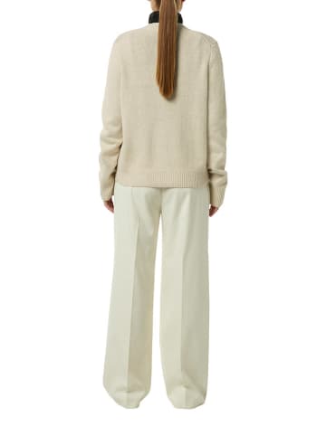 comma Cardigan in Beige