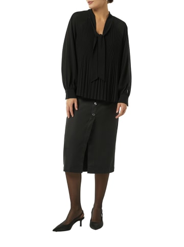 comma Bluse in Schwarz