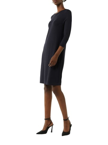 comma Kleid in Dunkelblau