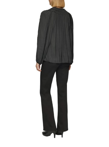 comma Bluse in Schwarz