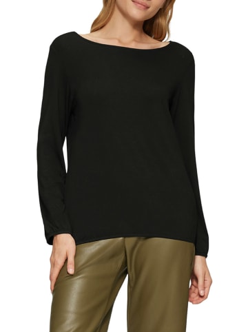 comma Longsleeve in Schwarz