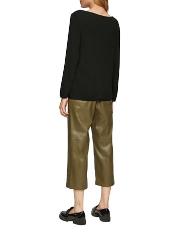 comma Longsleeve in Schwarz