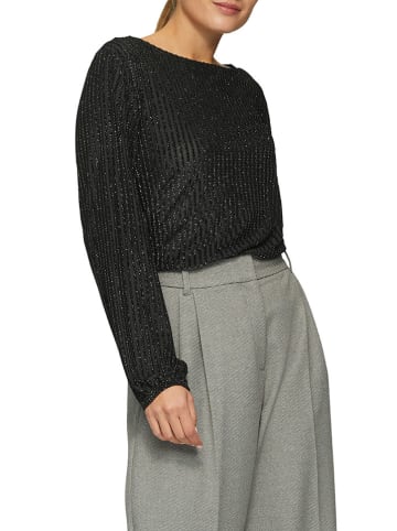 comma Bluse in Schwarz