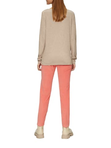 comma Longsleeve in Beige